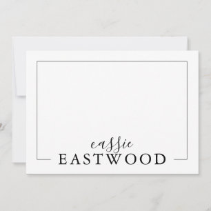 Script Name Serif Note Cards