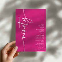 Script Ninety' 90th Birthday