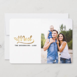 script noel photo modern holiday photo cards