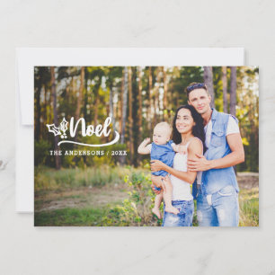 script noel photo modern holiday photo cards