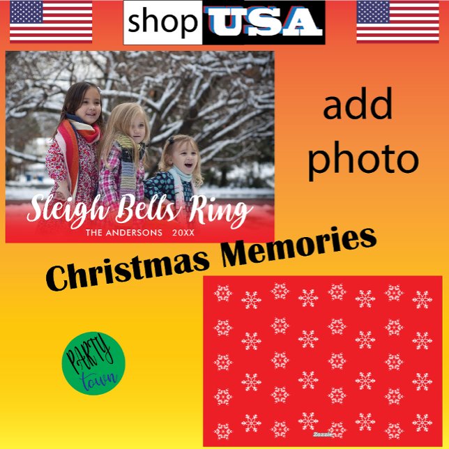 Script Overlay 🎶 Sleigh Bells Ring Holiday Card (Creator Uploaded)