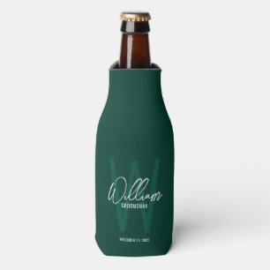 Script Personalised Groomsman's Name Bottle Cooler