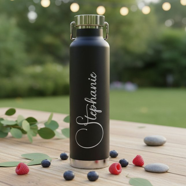 Script Personalised Name  Water Bottle (Creator Uploaded)