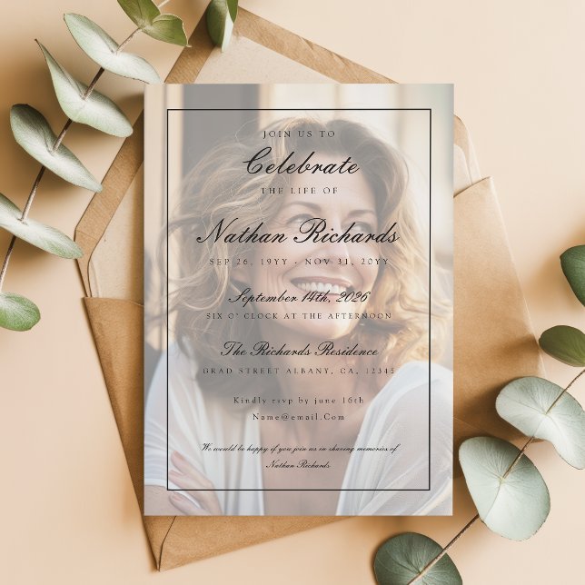 Script Photo Celebration of Life Funeral Program (Creator Uploaded)