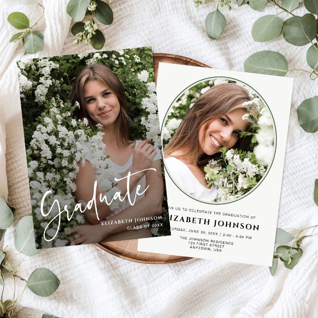 Script Photo Graduation Party  Invitation (Creator Uploaded)