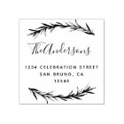 Script & Rosemary | Botanical Return Address