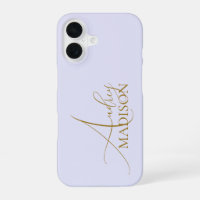 Script Serif Name Purple Lavender