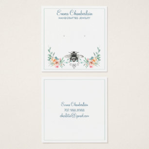Script Signature Personalized Bee Floral