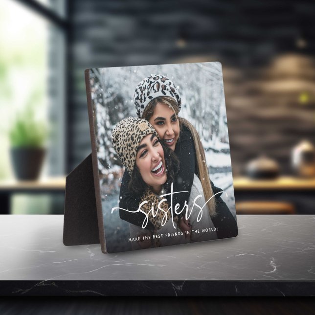 Script Sisters Photo Keepsake Gift Plaque (Creator Uploaded)