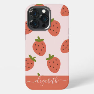 Script Strawberry iPhone 13 Pro Case