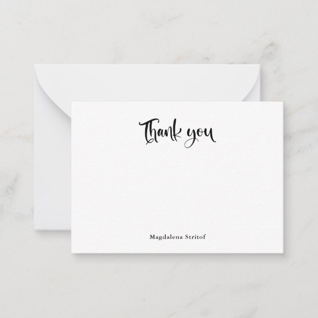 Script Thank you Note Cards (Front)