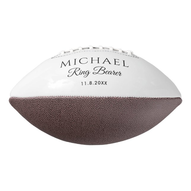 Script Wedding Bestman Typography Favour Football (Rotated 270)