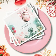 Script Winter Christmas Girl Baby Shower