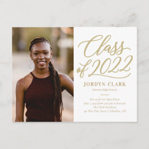 Scripted Class Editable Colour Graduation Postcard