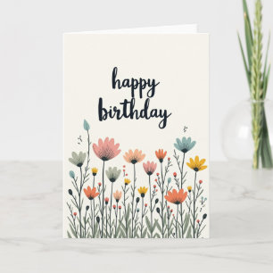 Scripted Garden Celebration Card