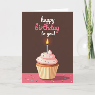 Scripted Greeting Birthday Card
