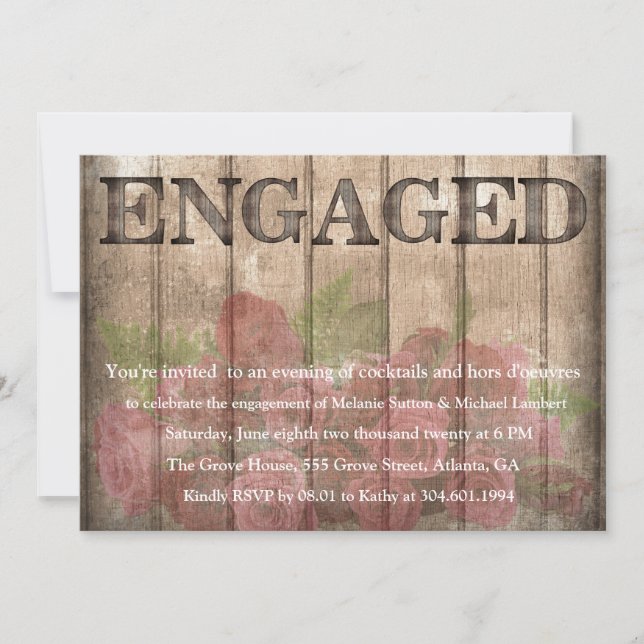 Scripted Love Engagement announcement (Front)