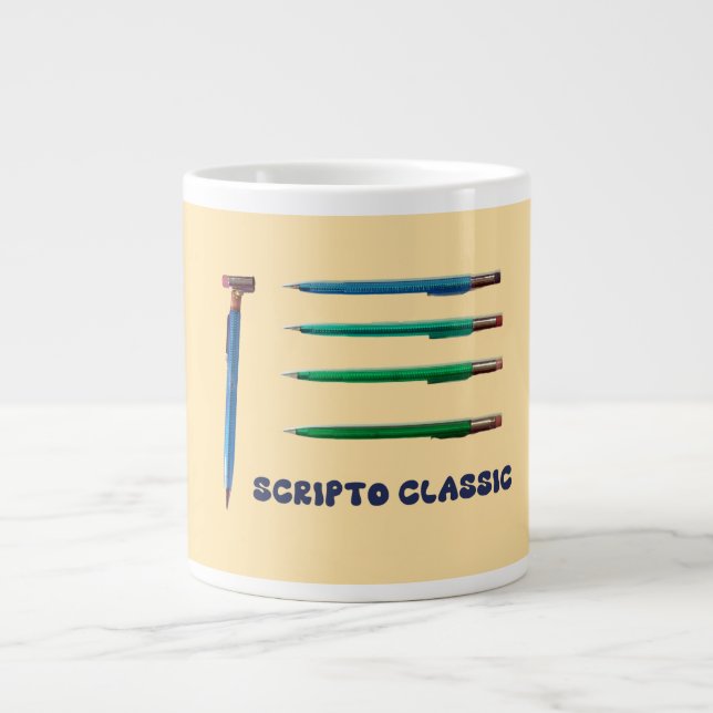Scripto Classic Mechanical Pencils Large Coffee Mug (Front)
