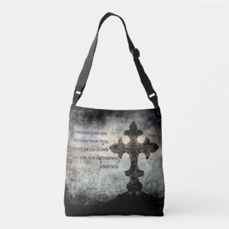 Scripture All-Over-Print Cross Body Bag
