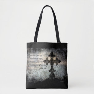 Scripture All-Over-Print Cross Body Bag