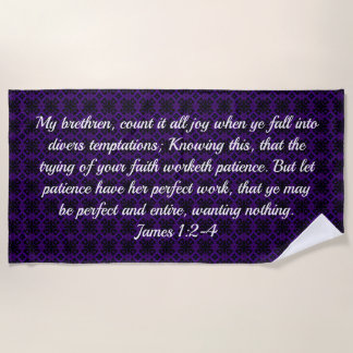 Scripture BeachTowel Beach Towel