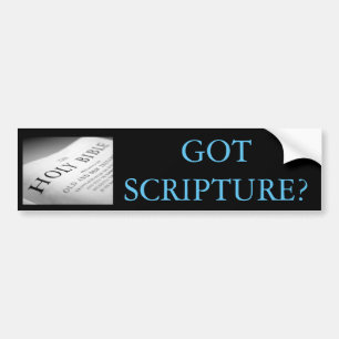 SCRIPTURE BUMPER STICKER