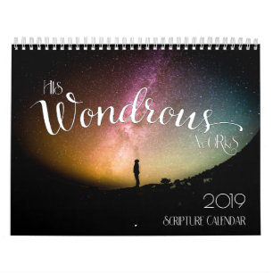 Scripture Calendar - His Wondrous Works