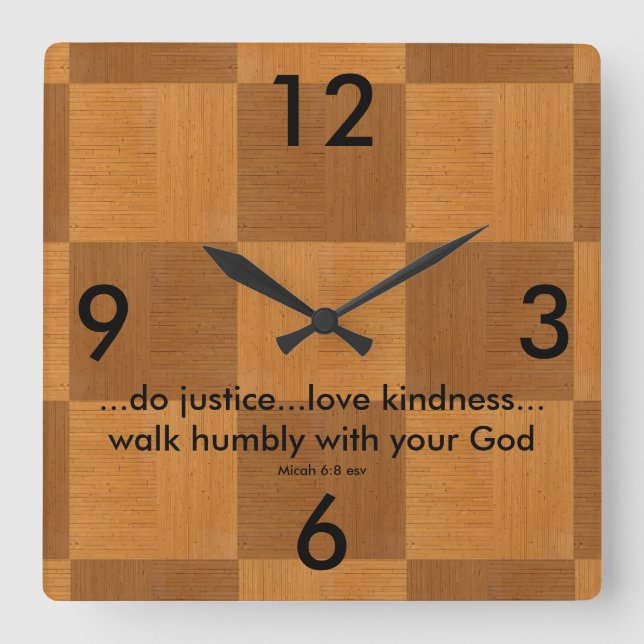 Scripture clock (Front)