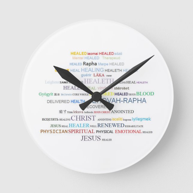 Scripture Clock -Healing (Front)