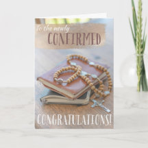 Scripture Confirmation Card