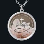 Scripture Confirmation Gifts - Girls Silver Plated Necklace<br><div class="desc">Finding the perfect confirmation gift for girls starts with a personalized necklace or locket. This also makes ideal first communion gifts girls will love to wear that will remind them about the day they took their first communion. Great confirmation gifts teenage girls will cherish, especially if it is a gift...</div>