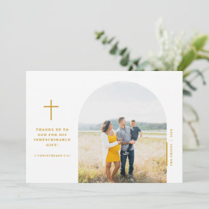 Scripture Faith Christmas Card 2 COR 9:15