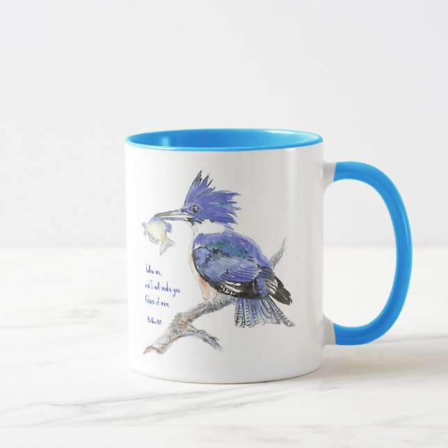 Scripture, Fishers of Men, Inspirational, Matthew Mug (Right)