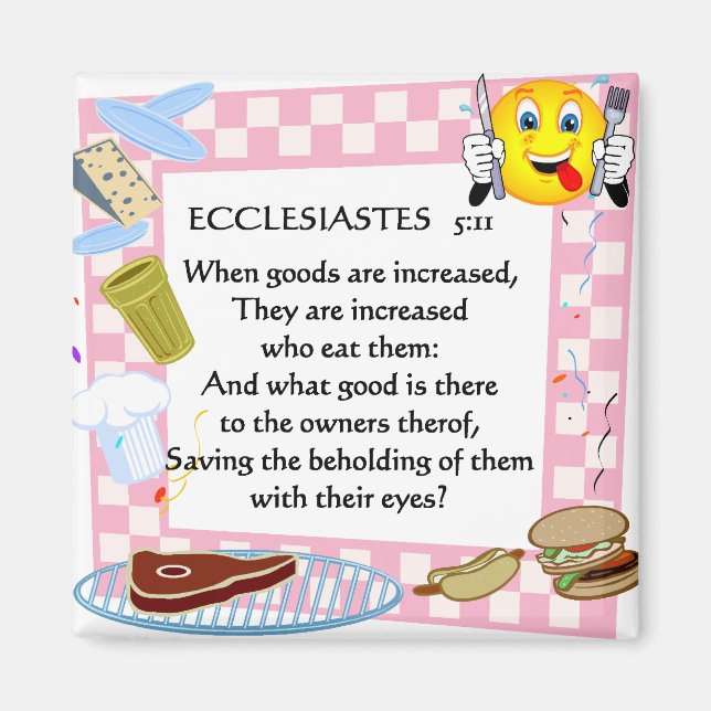 scripture fridge magnet (Front)