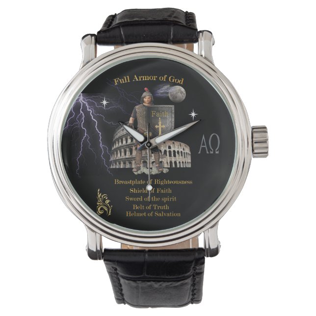 Scripture Full Armour of GOD Watch (Front)