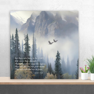 Scripture Isaiah 40 Soar Like Eagles Wall Art