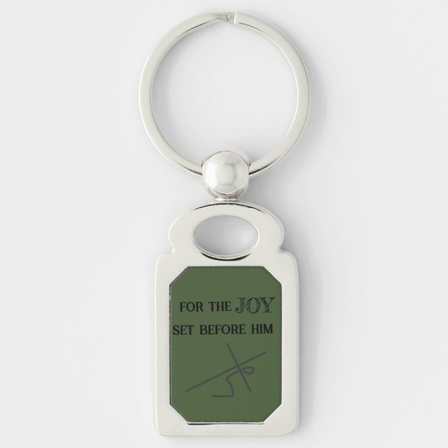 Scripture l Christ l Cross l  Key Ring (Front)