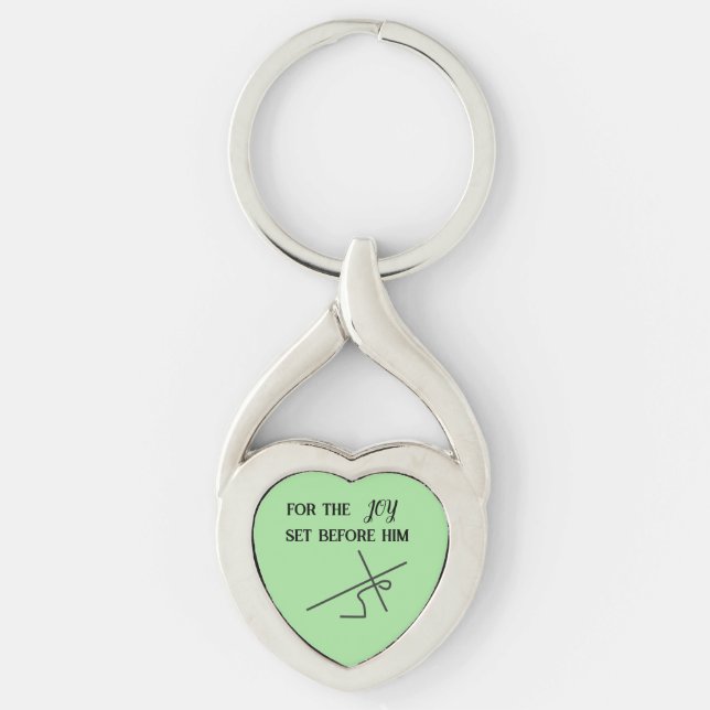 Scripture l Christ l Cross l  Key Ring (Front)