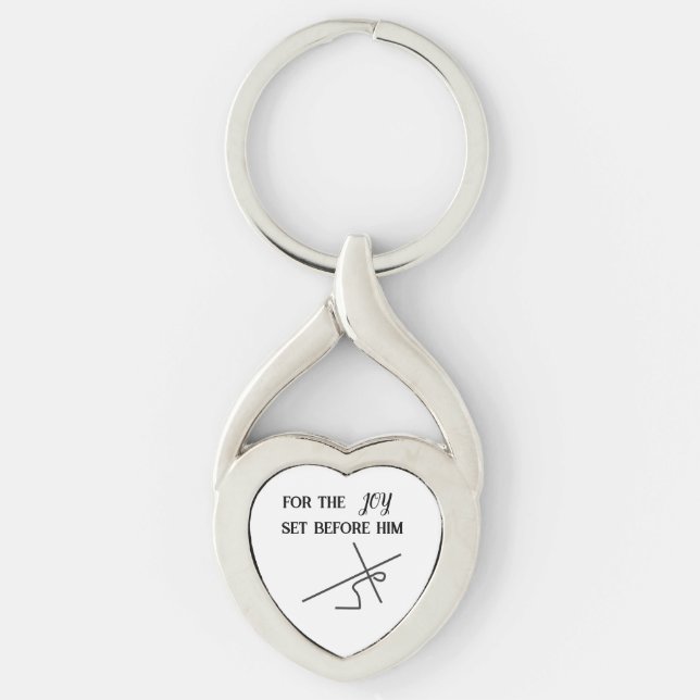 Scripture l Christ l Cross l  Key Ring (Front)