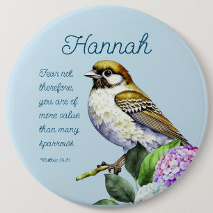 Scripture Matthew 10:31 6 Cm Round Badge