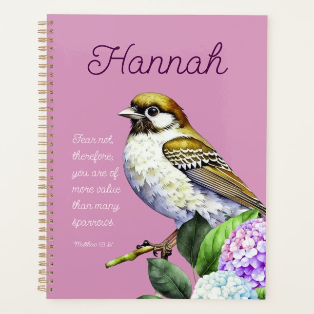 Scripture Matthew 10:31 Planner (Front)