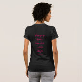 Scripture of Encourage on Back  T-Shirt (Back Full)