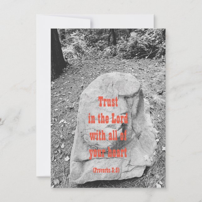Scripture of Encouragement Flat Greeting Card (Front)