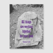 Scripture of Encouragement Magnetic Greeting Card