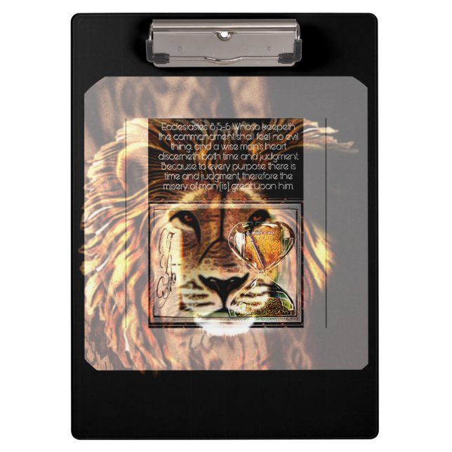 Scripture Pictures: The Lion's Decree | 2D Clipboard (Front)