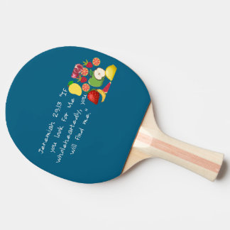 Scripture Ping Pong Paddle