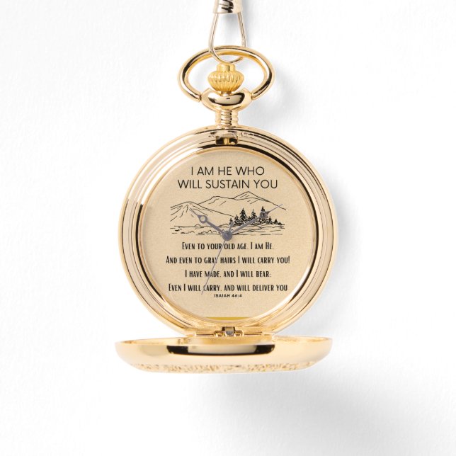 Scripture Pocket Watch  (Front)
