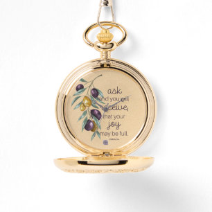 Scripture Pocket Watch