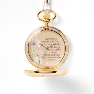 Scripture Pocket Watch 