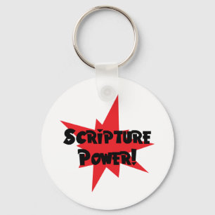 Scripture Power Key Ring